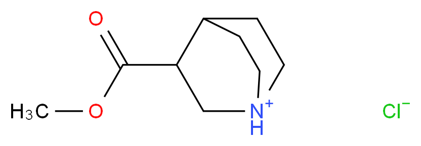 Methyl 3-quinuclidinecarboxylate hydrochloride_Molecular_structure_CAS_54954-73-3)