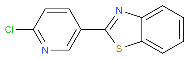 5-(1,3-Benzothiazol-2-yl)-2-chloropyridine_Molecular_structure_CAS_)
