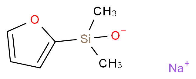 2-Furyldimethylsilanol sodium salt_Molecular_structure_CAS_879904-88-8)