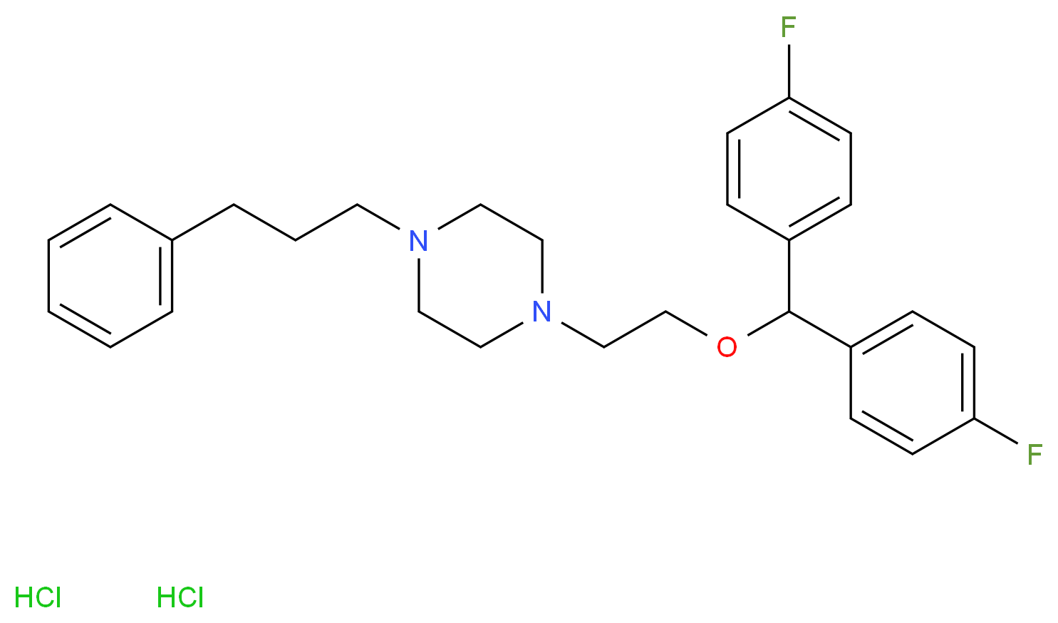 GBR 12909 dihydrochloride_Molecular_structure_CAS_67469-78-7)