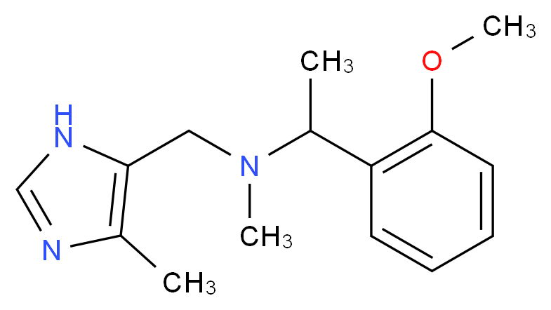 1-(2-methoxyphenyl)-N-methyl-N-[(4-methyl-1H-imidazol-5-yl)methyl]ethanamine_Molecular_structure_CAS_)