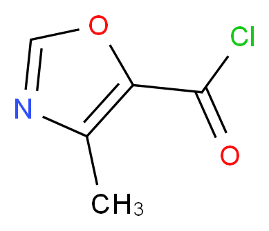 4-Methyl-1,3-oxazole-5-carbonyl chloride 97%_Molecular_structure_CAS_62348-24-7)