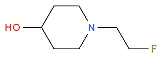 1-(2-Fluoro-ethyl)-piperidin-4-ol_Molecular_structure_CAS_42383-05-1)