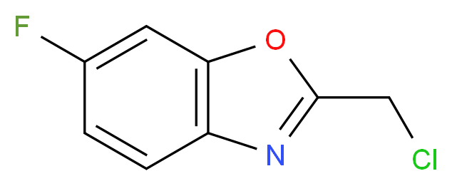 2-(chloromethyl)-6-fluoro-1,3-benzoxazole_Molecular_structure_CAS_)