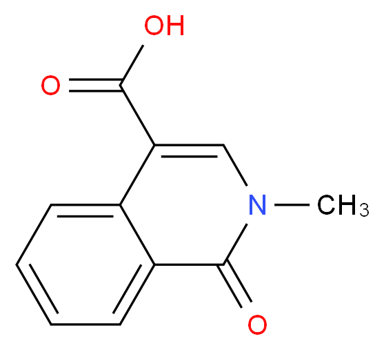 2-methyl-1-oxo-1,2-dihydro-4-isoquinolinecarboxylic acid_Molecular_structure_CAS_54931-62-3)