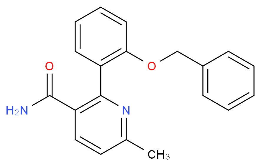 2-[2-(benzyloxy)phenyl]-6-methylnicotinamide_Molecular_structure_CAS_)