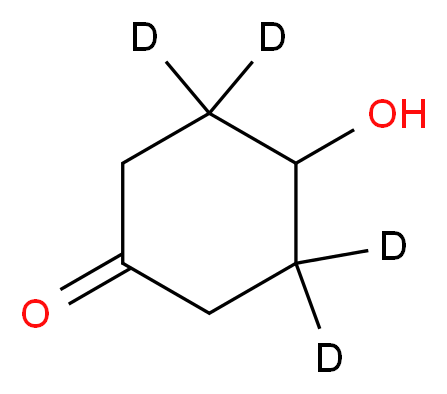 4-Hydroxy Cyclohexanone-d4_Molecular_structure_CAS_13482-24-1)