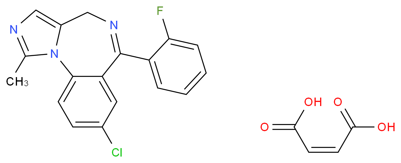 Midazolam maleate salt_Molecular_structure_CAS_59467-94-6)