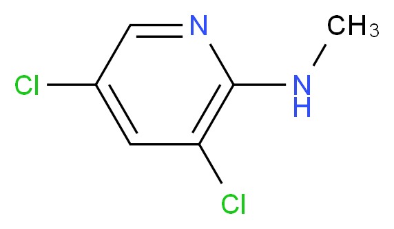 3,5-dichloro-N-methylpyridin-2-amine_Molecular_structure_CAS_)