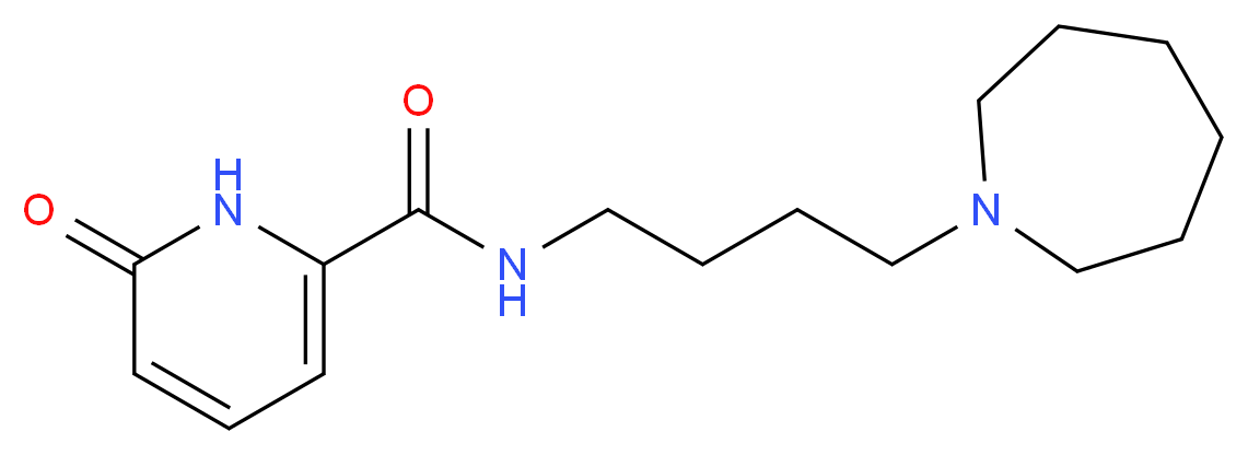 N-(4-azepan-1-ylbutyl)-6-oxo-1,6-dihydropyridine-2-carboxamide_Molecular_structure_CAS_)