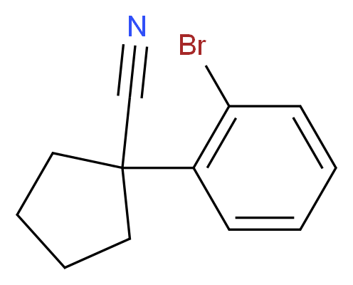1-(2-bromophenyl)cyclopentanecarbonitrile_Molecular_structure_CAS_143328-17-0)