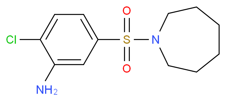 5-(1-Azepanylsulfonyl)-2-chloroaniline_Molecular_structure_CAS_)