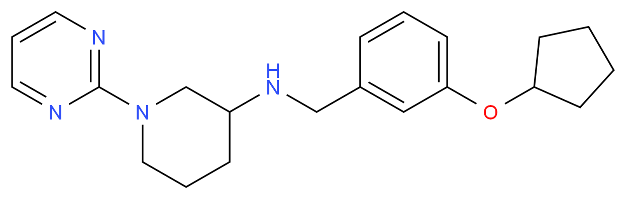 N-[3-(cyclopentyloxy)benzyl]-1-(2-pyrimidinyl)-3-piperidinamine_Molecular_structure_CAS_)