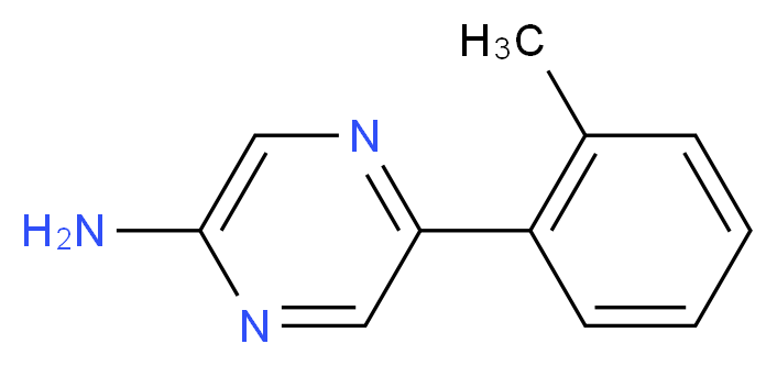 5-(2-methylphenyl)-2-pyrazinamine_Molecular_structure_CAS_)
