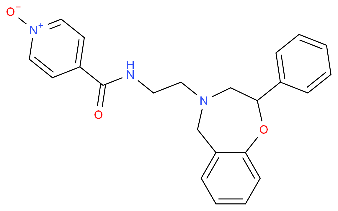 N-[2-(2-phenyl-2,3-dihydro-1,4-benzoxazepin-4(5H)-yl)ethyl]isonicotinamide 1-oxide_Molecular_structure_CAS_)