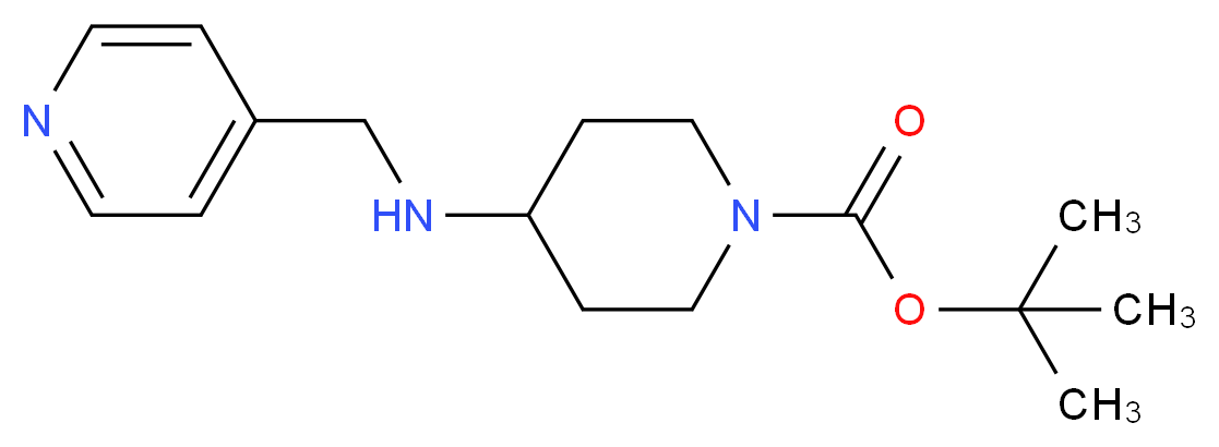 tert-Butyl 4-((pyridin-4-ylMethyl)aMino)piperidine-1-carboxylate_Molecular_structure_CAS_206274-24-0)