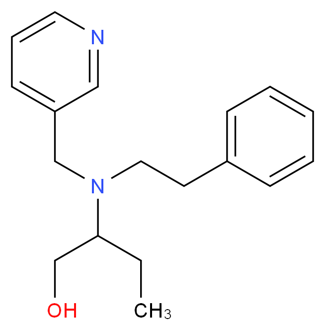 2-[(2-phenylethyl)(pyridin-3-ylmethyl)amino]butan-1-ol_Molecular_structure_CAS_)