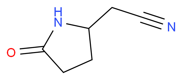 (5-oxopyrrolidin-2-yl)acetonitrile_Molecular_structure_CAS_)