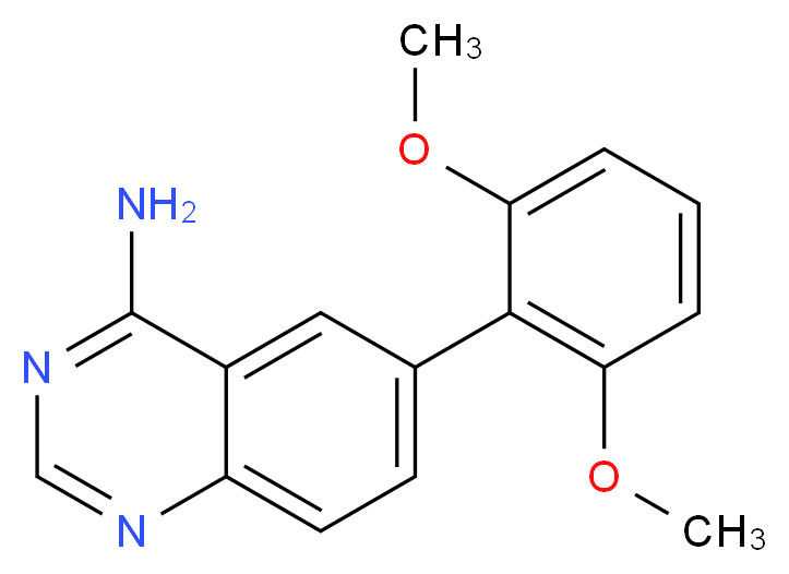6-(2,6-dimethoxyphenyl)quinazolin-4-amine_Molecular_structure_CAS_)