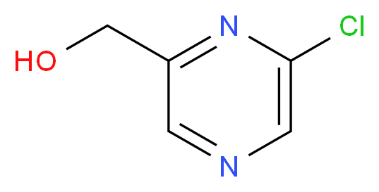 (6-Chloropyrazin-2-yl)methanol_Molecular_structure_CAS_1240602-95-2)