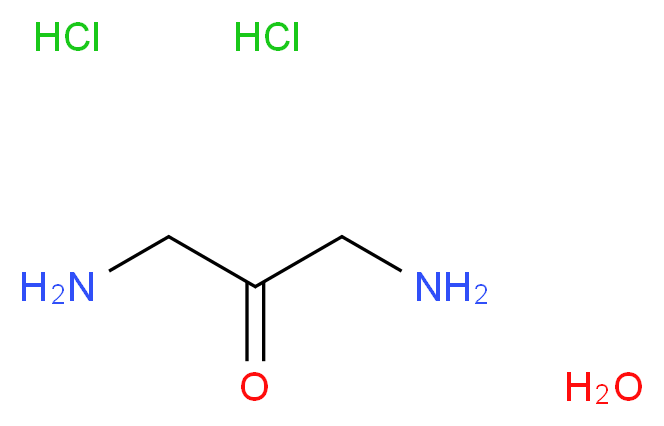 1,3-Diaminoacetone dihydrochloride monohydrate_Molecular_structure_CAS_207226-24-2)