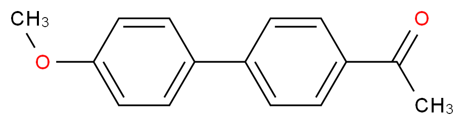 4-Acetyl-4'-methoxybiphenyl_Molecular_structure_CAS_13021-18-6)
