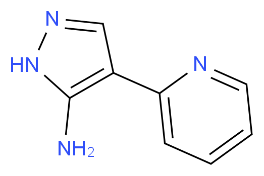 4-(2-Pyridinyl)-1H-pyrazol-5-amine_Molecular_structure_CAS_493038-87-2)