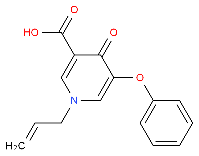 1-allyl-4-oxo-5-phenoxy-1,4-dihydropyridine-3-carboxylic acid_Molecular_structure_CAS_)