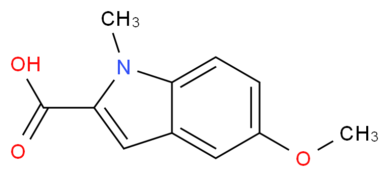 5-Methoxy-1-methyl-1H-indole-2-carboxylic acid_Molecular_structure_CAS_59908-54-2)