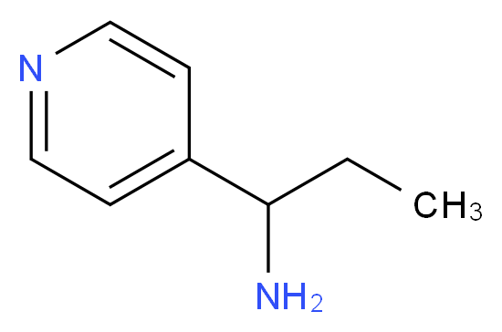 (1-pyridin-4-ylpropyl)amine_Molecular_structure_CAS_60289-68-1)