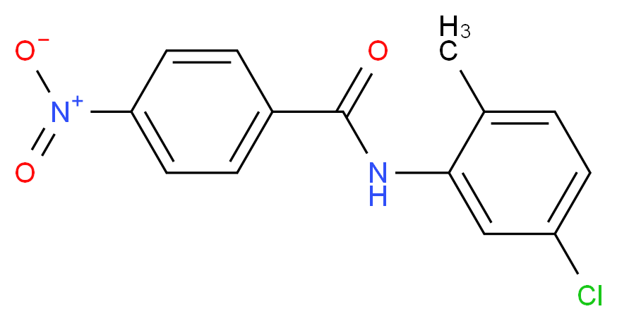 N-(5-Chloro-2-methylphenyl)-4-nitrobenzamide_Molecular_structure_CAS_)