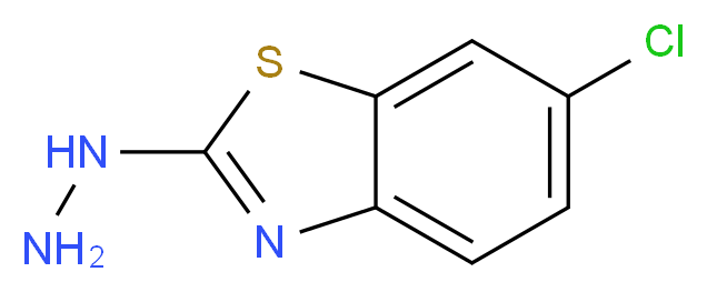 1-(6-Chloro-1,3-benzothiazol-2-yl)hydrazine_Molecular_structure_CAS_)