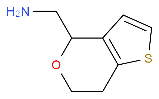 (6,7-dihydro-4H-thieno[3,2-c]pyran-4-yl)methylamine_Molecular_structure_CAS_63932-26-3)