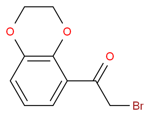 2-Bromo-1-(2,3-dihydrobenzo[b][1,4]dioxin-5-yl)ethanone_Molecular_structure_CAS_19815-97-5)