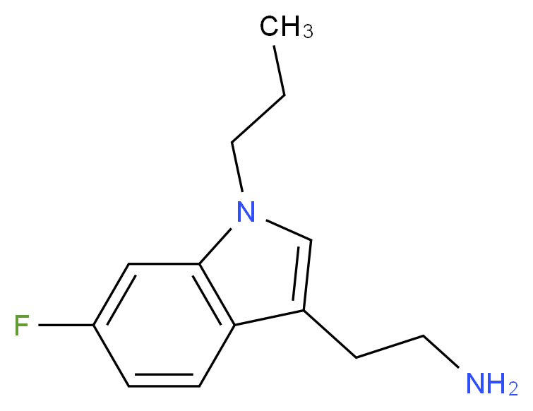 2-(6-fluoro-1-propyl-1H-indol-3-yl)ethan-1-amine_Molecular_structure_CAS_)