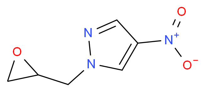 4-nitro-1-(oxiran-2-ylmethyl)-1H-pyrazole_Molecular_structure_CAS_)