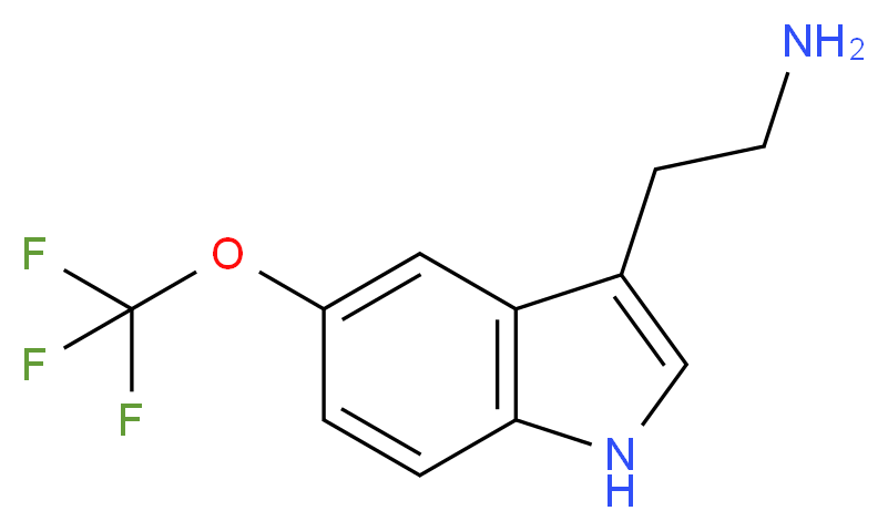 2-(5-(Trifluoromethoxy)-1H-indol-3-yl)ethanamine_Molecular_structure_CAS_467452-24-0)