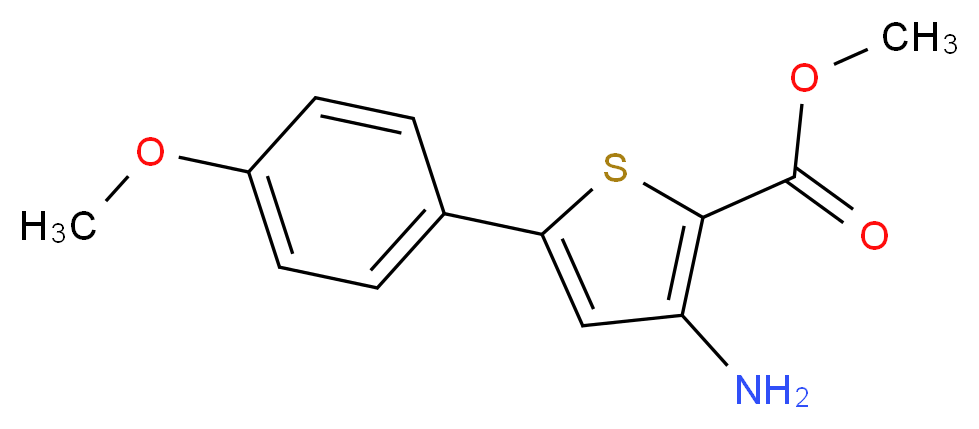 Methyl 3-aMino-5-(4-Methoxyphenyl)thiophene-2-carboxylate_Molecular_structure_CAS_37572-23-9)