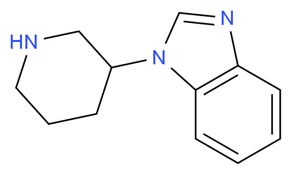 1-(piperidin-3-yl)-1H-1,3-benzodiazole_Molecular_structure_CAS_)