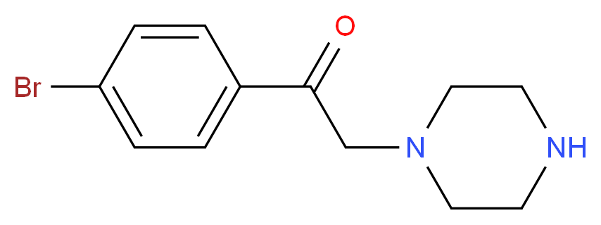 1-(4-Bromophenyl)-2-(piperazin-1-yl)ethanone_Molecular_structure_CAS_109607-56-9)