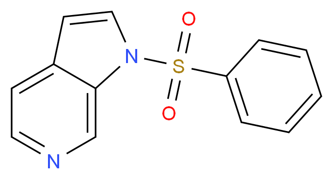 1-(Phenylsulfonyl)-1H-pyrrolo[2,3-c]pyridine_Molecular_structure_CAS_867034-27-3)