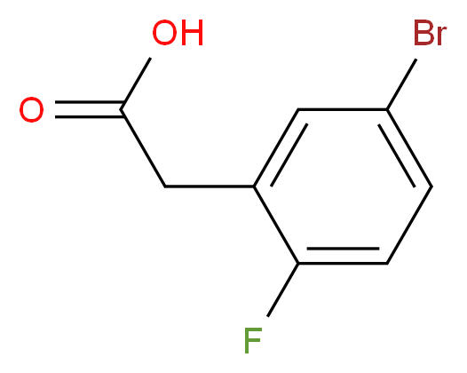 5-Bromo-2-fluorophenylacetic acid 98%_Molecular_structure_CAS_)