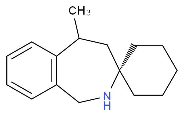 5-methyl-1,2,4,5-tetrahydrospiro[benzo[c]azepine-3,1'-cyclohexane]_Molecular_structure_CAS_)