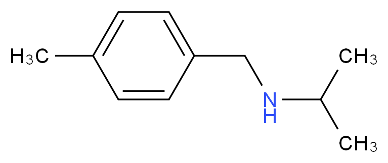 N-(4-methylbenzyl)propan-2-amine_Molecular_structure_CAS_70894-75-6)