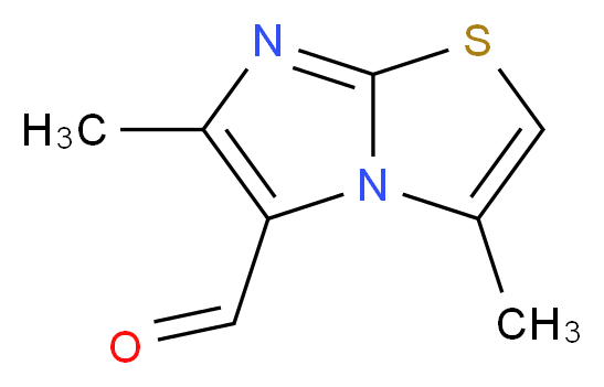 3,6-dimethylimidazo[2,1-b]thiazole-5-carbaldehyde_Molecular_structure_CAS_)
