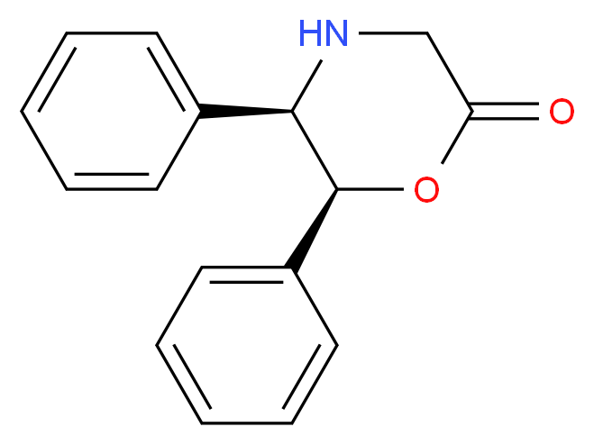 (5R,6S)-5,6-Diphenyl-2-morpholinone_Molecular_structure_CAS_282735-66-4)