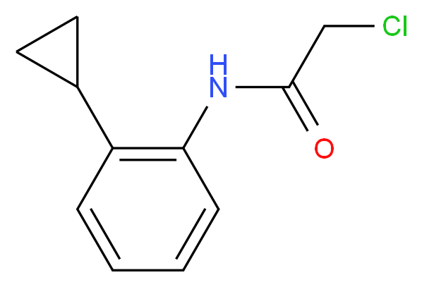 2-chloro-N-(2-cyclopropylphenyl)acetamide_Molecular_structure_CAS_444066-96-0)
