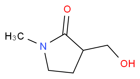 3-(HydroxyMethyl)-1-Methylpyrrolidin-2-one_Molecular_structure_CAS_577780-05-3)