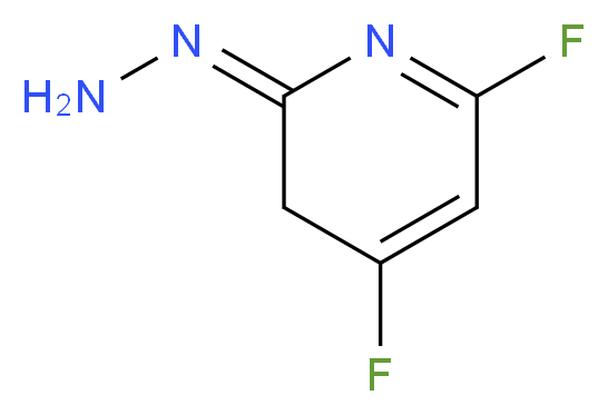 4,6-Difluoro-2-hydrazono-2,3-dihydropyridine_Molecular_structure_CAS_837364-98-4)