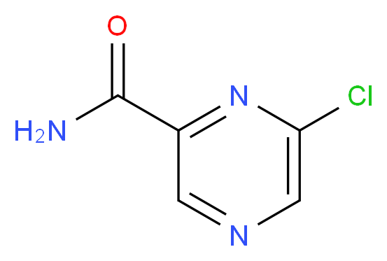 6-chloro-2-pyrazinecarboxamide_Molecular_structure_CAS_36070-79-8)